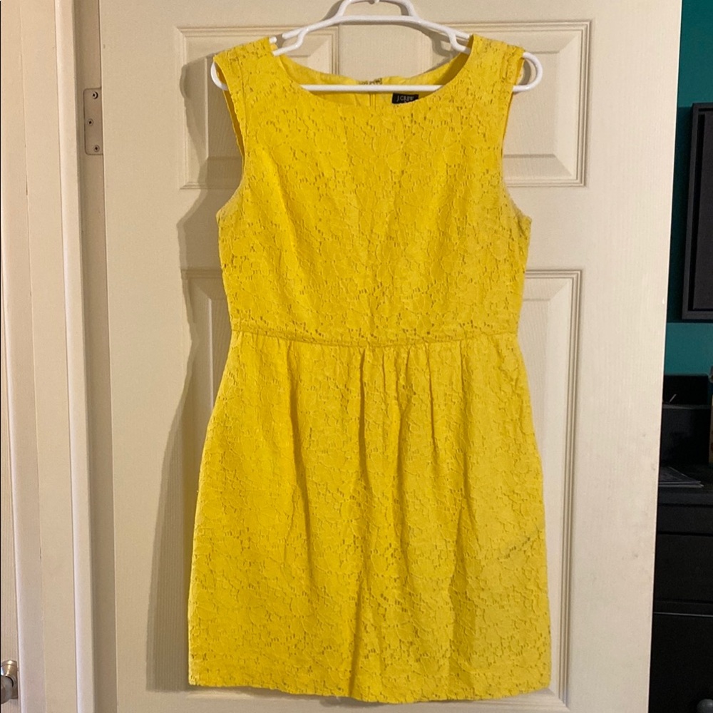 J crew cap sleeve dress
